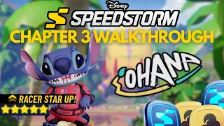 Completing The NEW Season Tour Chapter and Leveling Up Stitch! | Disney Speedstorm