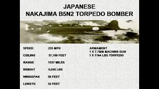 JAPANESE NAKAJIMA B5N2 TORPEDO BOMBER