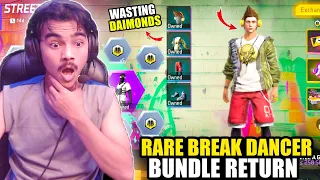 Break Dancer Bundle Return😱 I got Angry And Lost 10000 Diamonds💎 Garena free fire