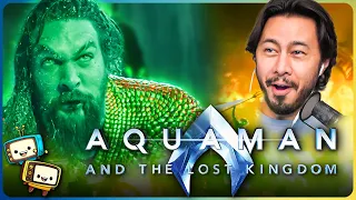 AQUAMAN and THE LOST KINGDOM Trailer 2 REACTION! | Jason Momoa, James Wan