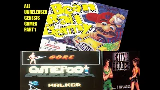 All Unreleased Sega Genesis Games Part 1 (Retro Sunday)