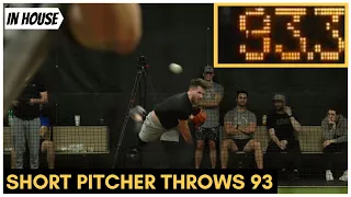 5'7" Pitcher Sitting Low 90s In Live ABs | Frank Moscatiello