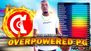 *NEW* NBA 2K24 MOST OVERPOWERED POINT GUARD BUILD! HOW TO CREATE A 99 OVERALL DEMIGOD IN MYPARK