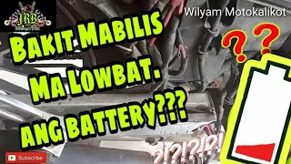 bakit mabilis malobat ang battery? kahit nagpalit na ng bagong battery..