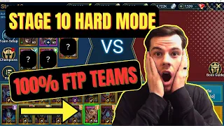 Hard Mode Dragon 100% FTP Team | Raid Shadow Legends