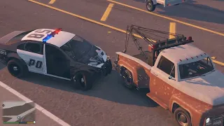 GTA 5 Speed Booster Weather Police Car with Crazy Realistic Graphic Game