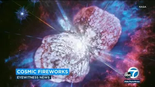 SPACE FIREWORKS: Hubble telescope provides incredible images of exploding star system | ABC7