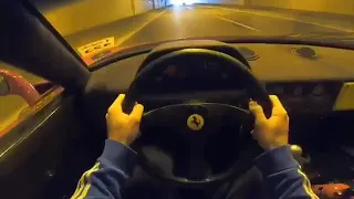 Straight Piped Ferrari F40 Tunnel Sound POV