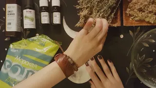 АСМР Травяная соль для ванны, тихий голос 🌿 ASMR Bath salt DIY