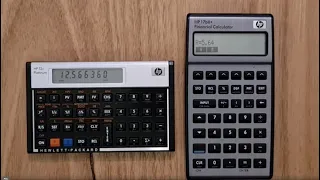 Comparison of HP 12C and HP 17BII+ Financial Calculators