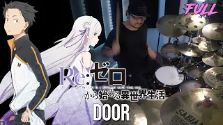 Re:Zero 「Re:ゼロから始める異世界生活」 Season 2 // Door - Emilia (CV. Rie Takahashi) // Drum Cover