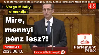 🔴 Parlamenti Közvetítés (ÉLŐ) 2023.06.13. |  ParlamentMax támogatója Hangosjog.hu.