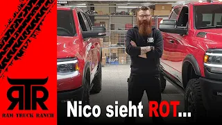 Nico sieht ROT! RAM 2500 Power Wagon - RAM 1500 Rebel - RTR - RAM Truck Ranch Solingen