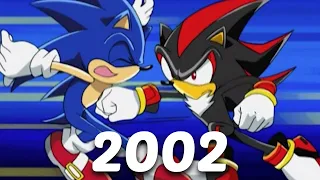 Evolution of SHADOW sonic vs BLUE sonic (1996 - 2024)