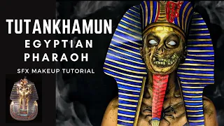 Tutankhamun Egyptian Pharaoh SFX Makeup Look