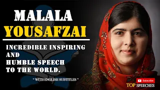 Top speeches | Malala Yousafzai | The right to learning should be given to any child | english subT