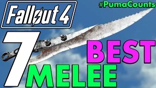 Top 7 Best Melee Weapons in Fallout 4 (Including DLC and Survival) #PumaCounts