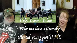 Holy Diver - Liliac - SO YOUNG - SO GOOD!!! - Grandparents from Tennessee (USA) react