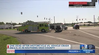 One dead after motorcycle crash in southern Vigo Co.