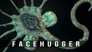 Facehugger 3D (ALIEN) - Speed Sculpt - Zbrush