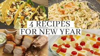 4 RECIPES FOR NEW YEAR ( Perfect Recipes for Media Noche )