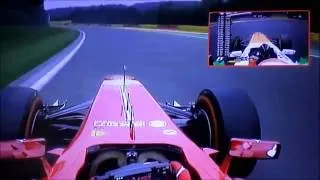 F1 2013 - Alonso onbaord Spa-Francorchamps | Belgien