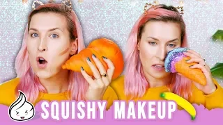 ♦ Challenge: I do whole makeup with a squishy! 😱 ♦ Agnieszka Grzelak Beauty