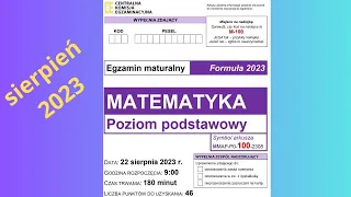 🦉Matura z matematyki - 2023 sierpień - Zad. 27. Trzy proste👍