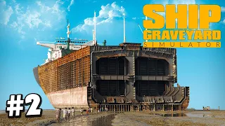 Ship Graveyard Simulator - Распил Огромного Корабля #2