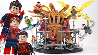 LEGO Spider-Man: No Way Home Set Spider-Man Final Battle | LEGO 76261 Stop Motion Build Review