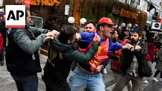 Istanbul police detain dozens defying ban on Labour Day gathering at Taksim Square