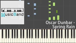 Oscar Dunbar 오스카 던바 - Spring Rain - 봄밤 One Spring Night OST - Piano Tutorial 鋼琴教學 피아노 [HQ] Synthesia