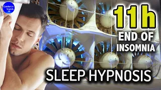 Sleep hypnosis, fall asleep instantly, 6 wind tunnel fans to sleep deeply, white noise