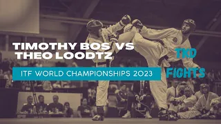 Timothy Bos (ITA) vs Theo Loodtz (NOR) Sparring -69 kg | ITF World Championships 2023