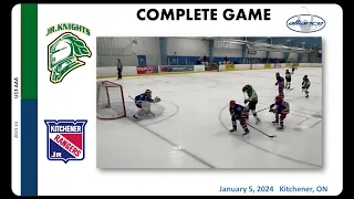 2024/01/05 London Jr Knights U13 AAA vs Kitchener Jr Rangers