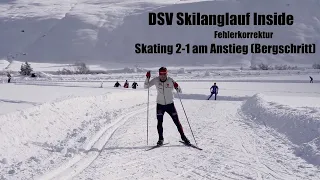 DSV Skilanglauf Inside: Fehlerkorrektur Skating 2-1 am Anstieg (Bergschritt)