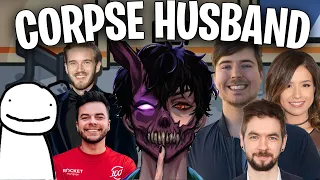 Youtubers React to corpse husband voice (scary)