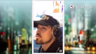 Дима Билан а прямом эфире на Русском Радио в Periscope live