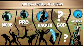 Shadow Fight 2 Noob,Pro,Hacker,God All Shadow Forms!