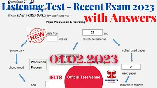 IELTS Listening Actual Test 2023 with Answers | IDP & BC Exam