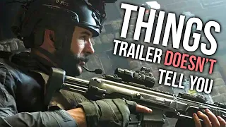 COD: Modern Warfare 2019 - Things the Trailer DOESN'T Tell You