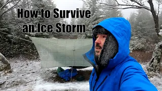How to Survive an Ice Storm - Hammock Camping the Roaring Plains