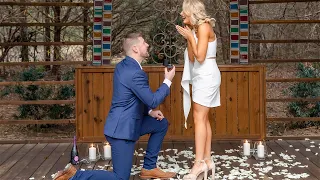 DALLAS COWBOY CHEERLEADER PROPOSAL! | Marissa + Bryson's Engagement | Avalon Legacy Ranch