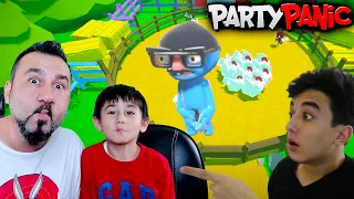 NOOB-PRO-HACKER! EGEMEN KAAN VE EMİRMAN TAVUKLARIMI ÇALDI! | 3 KİŞİ PARTY PANIC OYNUYORUZ!