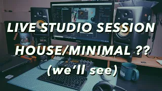 Live studio session: making a house track (creative tips inside) | distilled noise