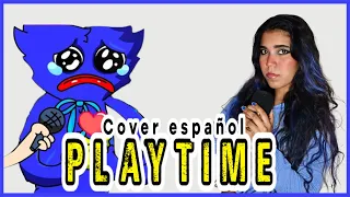 Friday Night Funkin' VS Huggy Wuggy - PLAYTIME (SONG ANIMATION) COVER ESPAÑOL