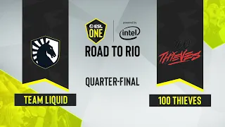 CS:GO - 100 Thieves vs. Team Liquid [Vertigo] Map 2 - ESL One: Road to Rio - Quarter-final - NA