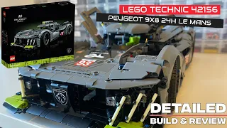 LEGO Peugeot 9x8 24hr Lemans Hypercar 42156 - Build and Review