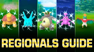 How to Catch all 47 REGIONAL POKÉMON!