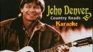 Take Me Home, Country Roads - John Denver (karaoke with backing vocals)